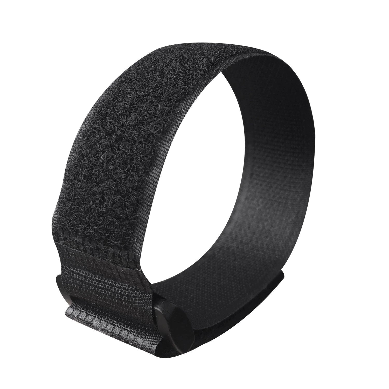 Tensioning strap 3x80cm Velcro fastener, Black