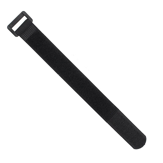 Tensioning strap 3x100cm Velcro fastener, Black